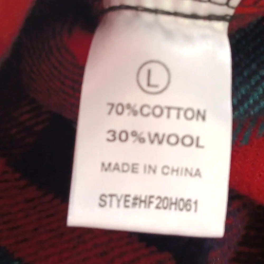 Fashion On Earth Womens Red, Black, Teal Plaid Mini Skirt sz L